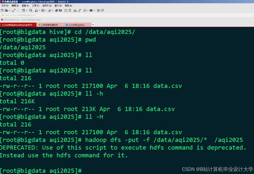 基于Hadoop、Spark与Hive的空气质量预测与分析可视化系统设计与实现